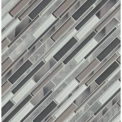 MSI 12 In. X 12 In. X 8mm Cityscape Interlocking Glass And Metal Mesh-Mounted Mosaic Wall Tile (10 Sq. Ft./case) -Floor Lux Shop 0048cd2485a272bbfa59403dfc415785 1800x1800