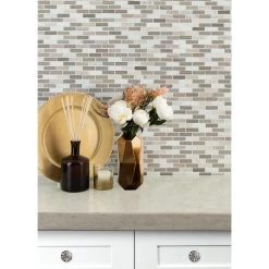 MSI Arctic Storm 12 In. X 12 In. X 10mm Honed Marble Mesh-Mounted Mosaic Floor And Wall Tile (1 Sq. Ft.) -Floor Lux Shop 02fee29e97eb1284bbf6b7dd1b5cd247 1800x1800