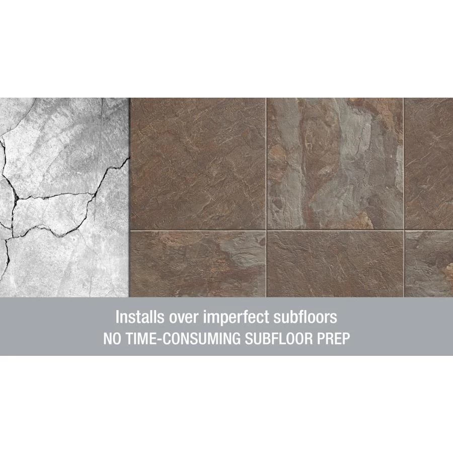 Armstrong Flooring Alterna 14-piece 16-in X 16-in Groutable Solid Betcha Black Glue (Adhesive) Vinyl Tile 5 Armstrong Flooring Alterna 14-piece 16-in X 16-in Groutable Solid Betcha Black Glue (Adhesive) Vinyl Tile - Image 3