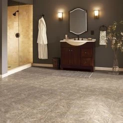 Floor Lux Shop 28 Armstrong Flooring 45-piece 12-in X 12-in Fawn Peel And Stick Vinyl Tile