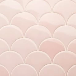 Bond Tile Riptide Rose 2.44 In. X 5 In. Fish Scale Polished Ceramic Wall Tile (48 Pieces 4.06 Sq. Ft. / Case) -Floor Lux Shop 057baee8 389e 4871 bbd4 a47463ef8288.fb47b56cac8fbe64e6d5e42917eae2f2 1800x1800