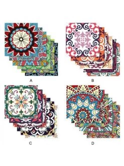 Topumt 6Pcs Kitchen Bathroom Floor Simulation Wall Tile Waterproof Wallpaper Wall Stickers DIY Home Decoration -Floor Lux Shop 0dda8d55 fb16 4663 839d d71967df0ddc 1.ca482f2aa99673378c4300e54337f6bc 1800x1800