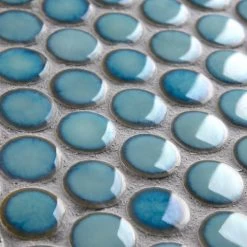 Merola Tile Hudson Penny Round Marine 12 In. X 12-5/8 In. X 5 Mm Porcelain Mosaic Tile (10.74 Sq. Ft. / Case) -Floor Lux Shop 0f9c99a3448b5958a7ddd4eda96bfb7d 1800x1800