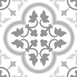 FloorPops Grey 12-in X 12-in Water Resistant Peel And Stick Vinyl Tile Flooring (20-sq Ft)