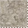Perfection Floor Tile Breccia Collection Breccia Crema/Satin 20-in X 20-in Water Resistant Interlocking Luxury Flooring (16.7-sq Ft) -Floor Lux Shop 14863944 1800x1800