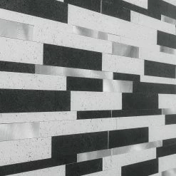 Bond Tile Easy Luxe Metalway Gray 11.81 In. X 11.81 In. SPC Peel And Stick Tile (0.96 Sq. Ft. / Sheet) -Floor Lux Shop 159d4745 155f 49cd ad81 82a8685f5392.0e6424a0a4aa83b70be680659c30122c 1800x1800