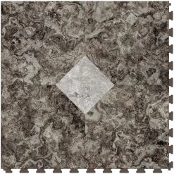 Perfection Floor Tile Breccia Collection Breccia Crema/Satin 20-in X 20-in Water Resistant Interlocking Luxury Flooring (16.7-sq Ft) -Floor Lux Shop 16802359 1800x1800