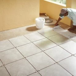 TrafficMaster Portland Stone Gray 18 In. X 18 In. Glazed Ceramic Floor And Wall Tile (17.44 Sq. Ft. / Case) -Floor Lux Shop 1caaaa462fa339cb36ef6f24afde138a 1800x1800