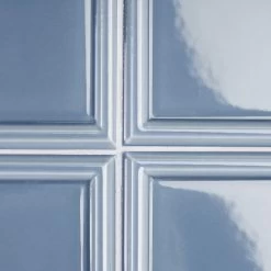 Bond Tile Sheffield Frame Blue 4 In. X 24 In. Polished Ceramic Wall Tile (8 Pieces 5.16 Sq. Ft. / Box) -Floor Lux Shop 200bc385 d31f 4e00 9e80 102d0288ce8d.a862ff2e3b6a20db6885080d960230c0 1800x1800