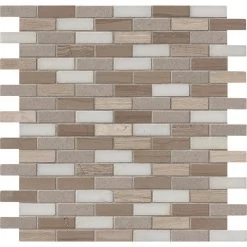 MSI Arctic Storm 12 In. X 12 In. X 10mm Honed Marble Mesh-Mounted Mosaic Floor And Wall Tile (1 Sq. Ft.) -Floor Lux Shop 25d81aeff6df79cf9e28b03bc63761f3 1800x1800