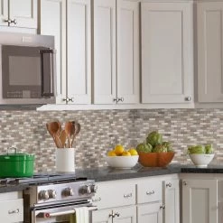 MSI Arctic Storm 12 In. X 12 In. X 10mm Honed Marble Mesh-Mounted Mosaic Floor And Wall Tile (1 Sq. Ft.) -Floor Lux Shop 2d682c670bb5b27f6e4d7ec93a5d5696 1800x1800