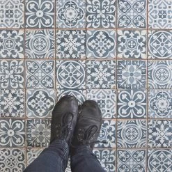 Merola Tile Faenza Azul 13 In. X 13 In. Ceramic Floor And Wall Tile (12.2 Sq. Ft. /Case) -Floor Lux Shop 44a657cd916f6eea0a60483cc3bdbd99 1800x1800