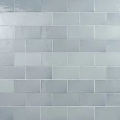 Bond Tile Thames Blue 5 In. X 10 In. Glazed Ceramic Wall Tile (28 Pieces 10.76 Sq. Ft. / Box)