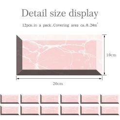 DIY Set 20x10cm Mosaic Kitchen Tile Stickers Bathroom Self-Adhesive Decor Waterproof -Floor Lux Shop 45a97707 8f2d 4b63 b9b7 71c2c2fe15d9.c4b590718672bbc5550794a15403de04 1800x1800