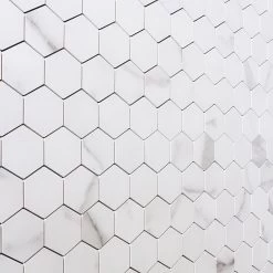 Bond Tile Easy Luxe Hex Calacatta 11.61 In. X 11.81 In. SPC Peel And Stick Tile (0.95 Sq. Ft. / Sheet) -Floor Lux Shop 4660695a 4976 4f13 9a41 cf3cea90e6c1.2299d491d2e6ae00d8219f0cf3da55ad 1800x1800