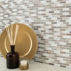 MSI Arctic Storm 12 In. X 12 In. X 10mm Honed Marble Mesh-Mounted Mosaic Floor And Wall Tile (1 Sq. Ft.) -Floor Lux Shop 53bbd8061c7216537f166301f95cc856 1800x1800