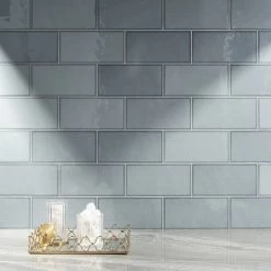 Bond Tile Thames Framed Blue 5 In. X 10 In. Glazed Ceramic Wall Tile (28 Pieces 10.76 Sq. Ft. / Box) -Floor Lux Shop 57da8aef ab3d 4444 be7e 62253a206cd2.6158754ff90ebbd1b2f49df0ef57ca1b 1800x1800