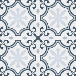 Merola Tile Lacour Artic Encaustic 9-3/4 In. X 9-3/4 In. Porcelain Floor And Wall Tile (11.11 Sq. Ft. / Case) -Floor Lux Shop 59dfbd069398594ff3f0c416047232ec 1800x1800