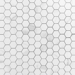 Bond Tile Easy Luxe Hex Calacatta 11.61 In. X 11.81 In. SPC Peel And Stick Tile (0.95 Sq. Ft. / Sheet)