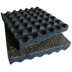 Rubber-Cal "Eco-Safety" Interlocking Playground Tiles - 3 X 19.5 X 19.5 Inch - One Tile - 2.77 Square Feet - Blue/White Speckled -Floor Lux Shop 6e13a254 62a6 4b04 9bbb 0e1e4d1cab86.690c4c3ef422ef27c94fb2b7f1898f65 1800x1800
