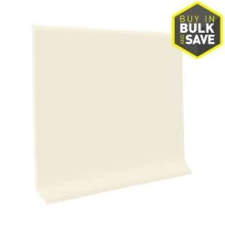 Flexco 4-in W X 4-ft L Baby's Breath Thermoplastic Rubber Wall Base -Floor Lux Shop 719381014284xl 1800x1800