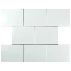 Merola Tile Park Retro White Ice 6 In. X 8 In. Ceramic Subway Wall Tile (9 Sq. Ft. / Case) -Floor Lux Shop 73bdf770bb0d389235dccde0195385e5 1800x1800