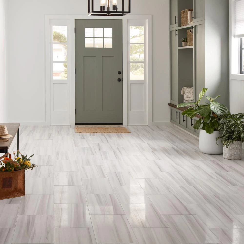 Daltile QuicTile 12 In. X 24 In. Horizon Marble Lappato Color Body Porcelain Locking Floor Tile (9.6 Sq. Ft. / Case) 7 Daltile QuicTile 12 In. X 24 In. Horizon Marble Lappato Color Body Porcelain Locking Floor Tile (9.6 Sq. Ft. / Case) - Image 5