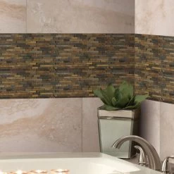 MSI Rustique Interlocking 8 In. X 18 In. X 10mm Textured Slate Mesh-Mounted Mosaic Wall Tile (10 Sq. Ft. / Case) -Floor Lux Shop 79dfb57a4b8531d421defc473f6f0d50 1800x1800