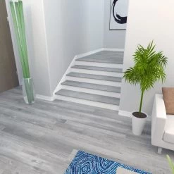 Floor Lux Shop 36 Cali Bamboo Gray Ash Stair Tread