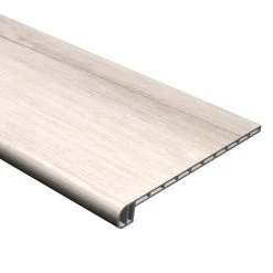 Cali Bamboo Vinyl Pro 11.5-in X 48.03-in White Aspen Prefinished Stair Tread