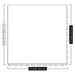 Perfection Floor Tile Vintage Wood Collection 6-Piece 20-in X 20-in Chestnut Vinyl Tile -Floor Lux Shop 815111023592 16481114 1800x1800