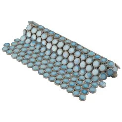 Merola Tile Hudson Penny Round Marine 12 In. X 12-5/8 In. X 5 Mm Porcelain Mosaic Tile (10.74 Sq. Ft. / Case) -Floor Lux Shop 97768d27f4f9fa64a3a8f34a374066a7 1800x1800