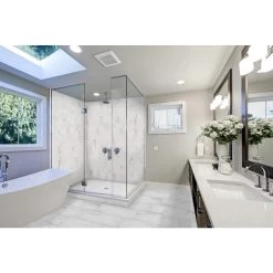 Florida Tile Home Collection Michelangelo Calacatta Rectified 12 In. X 24 In. Porcelain Floor And Wall Tile (13.3 Sq. Ft. /case) 11 Florida Tile Home Collection Michelangelo Calacatta Rectified 12 In. X 24 In. Porcelain Floor And Wall Tile (13.3 Sq. Ft. /case) -Floor Lux Shop 97935208e4813876cb70d0cbe9da28c5 1800x1800