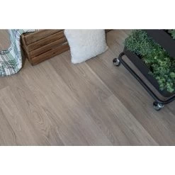 TrafficMASTER Arbour Hickory Gray 7 Mm Thick X 8.03 In. Wide X 47.64 In Length 2-Strip Laminate Flooring (23.91 Sq. Ft./case) -Floor Lux Shop 9ced0de107d90439450a992b888765a5 1800x1800