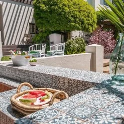 Merola Tile Faenza Azul 13 In. X 13 In. Ceramic Floor And Wall Tile (12.2 Sq. Ft. /Case) -Floor Lux Shop 9d179a8d074c5f61a188c1c163ed9ddf 1800x1800