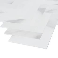 Bond Tile Easy Luxe Herringbone Calacatta 10.31 In. X 10.31 In. SPC Peel And Stick Tile (0.73 Sq. Ft. / Sheet) -Floor Lux Shop a40eae9b c5f3 49a1 a424 33aec0149a34.c3bc286b65c5813a95be4c013df7a837 1800x1800