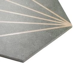 Bond Tile Arbor Hex Graphite Beams 12.5" Matte Porcelain Floor And Wall Tile (11 Pieces 10.51 Sq. Ft. / Case) -Floor Lux Shop a69cbd78 a6a2 4986 ac88 3c22c817ba74.0c8e074173f610e79c88c4ca76fbf6ff 1800x1800