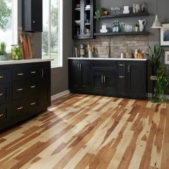 Floor Lux Shop 11 Blue Ridge Hardwood Flooring Hickory Natural 3/4 In. Thick X 2-1/4 In. Wide X Random Length Solid Hardwood Flooring (24 Sq. Ft. / Case)