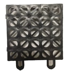 Black Regenerated 22 In. X 22 In. Polypropylene Interlocking Floor Mat System (Set Of 12 Tiles) -Floor Lux Shop b6429367b02676dfd688f7850e5fd28d 1800x1800