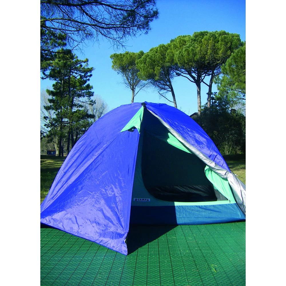 Blue Regenerated 22 In. X 22 In. Polypropylene Interlocking Floor Mat System (Set Of 12 Tiles) 10 Blue Regenerated 22 In. X 22 In. Polypropylene Interlocking Floor Mat System (Set Of 12 Tiles) - Image 8