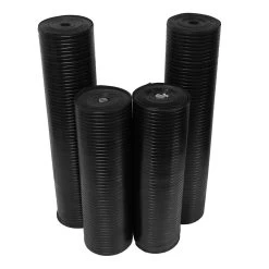 Rubber-Cal Corrugated Wide Rib 3 Ft. X 10 Ft. Black Rubber Flooring (30 Sq. Ft.) -Floor Lux Shop c0cabf048ad04609b72037f6b8dd6547 1800x1800