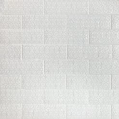 Bond Tile Wembley Snowflake 3 In. X 9 In. Matte Ceramic Subway Wall Tile (30 Pieces 5.16 Sq. Ft. / Box)