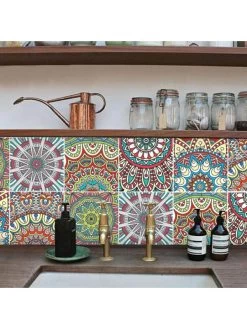 Topumt 6Pcs Kitchen Bathroom Floor Simulation Wall Tile Waterproof Wallpaper Wall Stickers DIY Home Decoration -Floor Lux Shop c43c9fe6 2d64 48fd 9644 9e90d6883b28 1.47ab14321d300ae41be5f9a3cc70b144 1800x1800