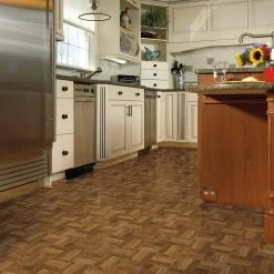 Floor Lux Shop 5 Armstrong Criswood Russet Oak 12 In. X 12 In. Residential Peel And Stick Vinyl Tile Flooring (45 Sq. Ft. / Case)