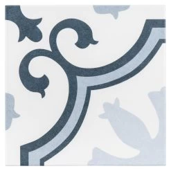 Merola Tile Lacour Artic Encaustic 9-3/4 In. X 9-3/4 In. Porcelain Floor And Wall Tile (11.11 Sq. Ft. / Case)