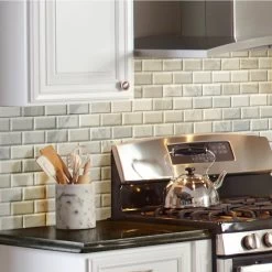 MSI Greecian White Beveled 12 In. X 12 In. X 10 Mm Polished Marble Mesh-Mounted Mosaic Tile (1 Sq. Ft.) -Floor Lux Shop e7606ba0dcef4135dad86325878c9c7b 1800x1800