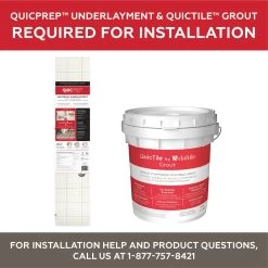 Daltile QuicTile 12 In. X 24 In. Tower White Matte Porcelain Locking Floor Tile (9.6 Sq. Ft. / Case) -Floor Lux Shop ecd2f70afb7f5512e9c8704c57f69d72 80832086 42e1 4b60 9b33 f2b9aaf47466 1800x1800