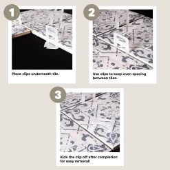 Juvale 400 Pack Tile Leveling Clips Reusable Plastic Leveling Spacer Clips (White, 1/32 Inch) -Floor Lux Shop fb71554b 6278 4285 8af6 204efb143d9f.9c698be4182b23eaba61d4f817d48d82 1800x1800